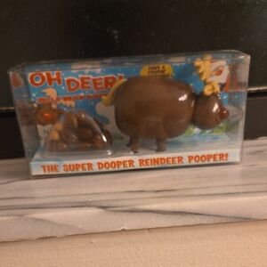 Super Dooper Reindeer Pooper Toy - Brown